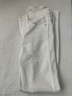 Madewell White Skinny Jeans — Women's Slim Denim